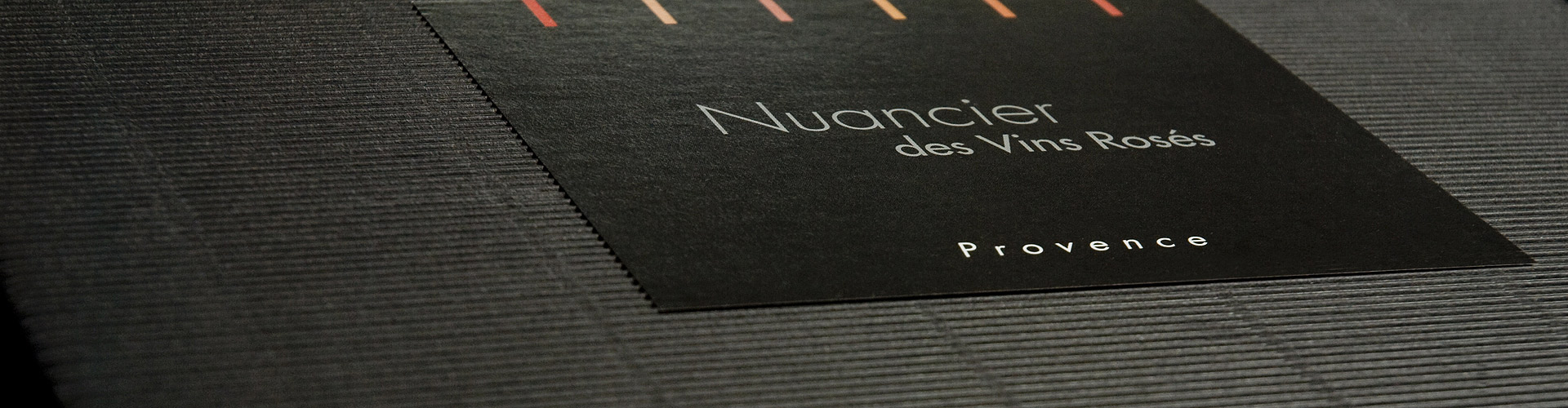 Packaging du Nuancier des Vins Roses de Provence