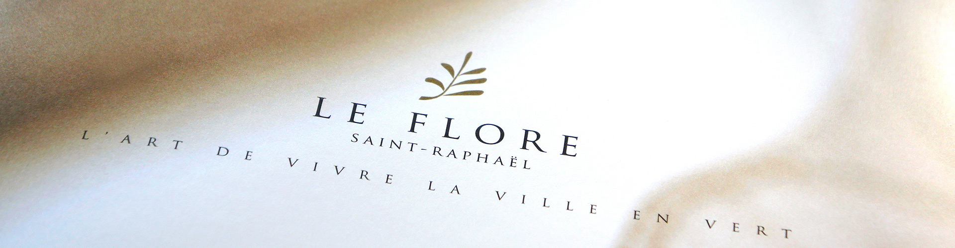 Creation de la brochure immobiliere du programme Le Flore, BETRIM