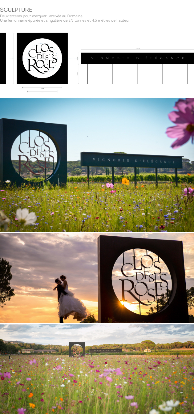 clos des Roses Sculpture